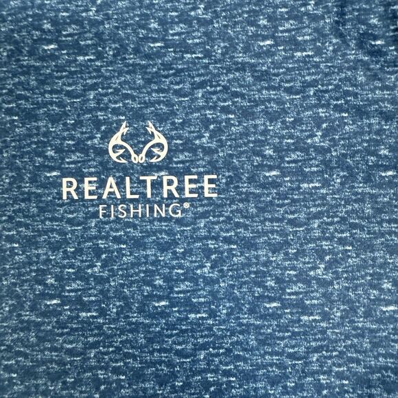 Realtree Fishing Shirt Men’s 2XL Blue Long Sleeve Reversible Performance UPF 30 - Picture 14 of 14
